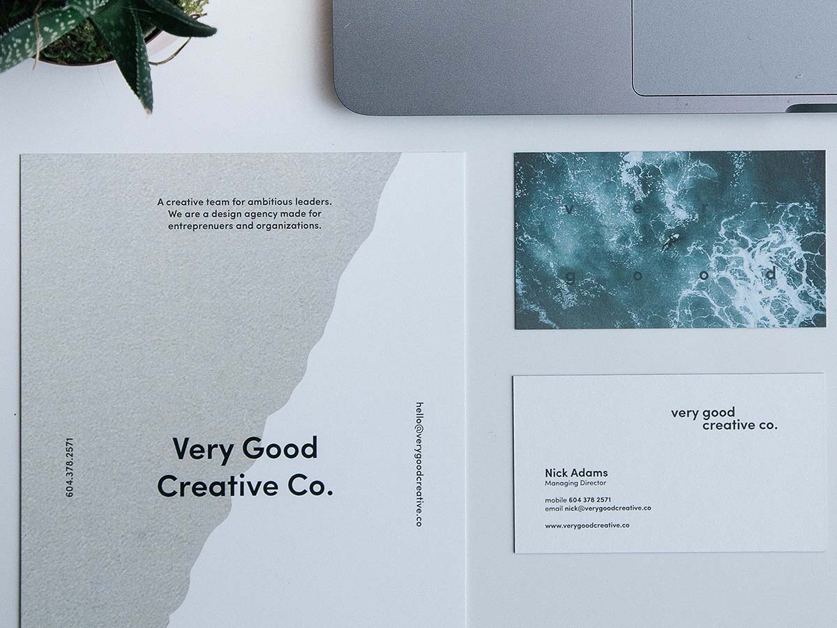 Print media laying out on a table