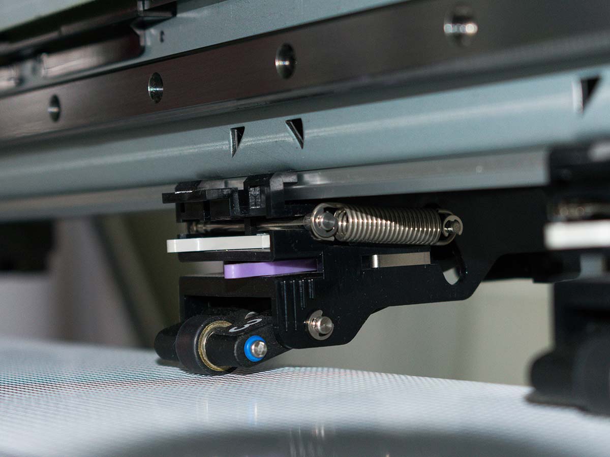 A close up of a printer
